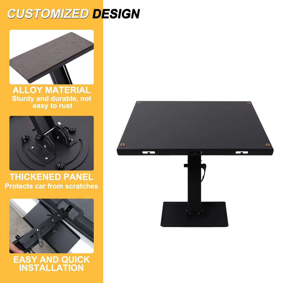 Car Camping Portable Trunk Lock Latch Table For Lexus ES 2018+ 5