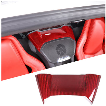 Red Real Carbon Fiber Full Interior Set Decor Trim Kit for Corvette C8 20-25 - Styles 56-60 44