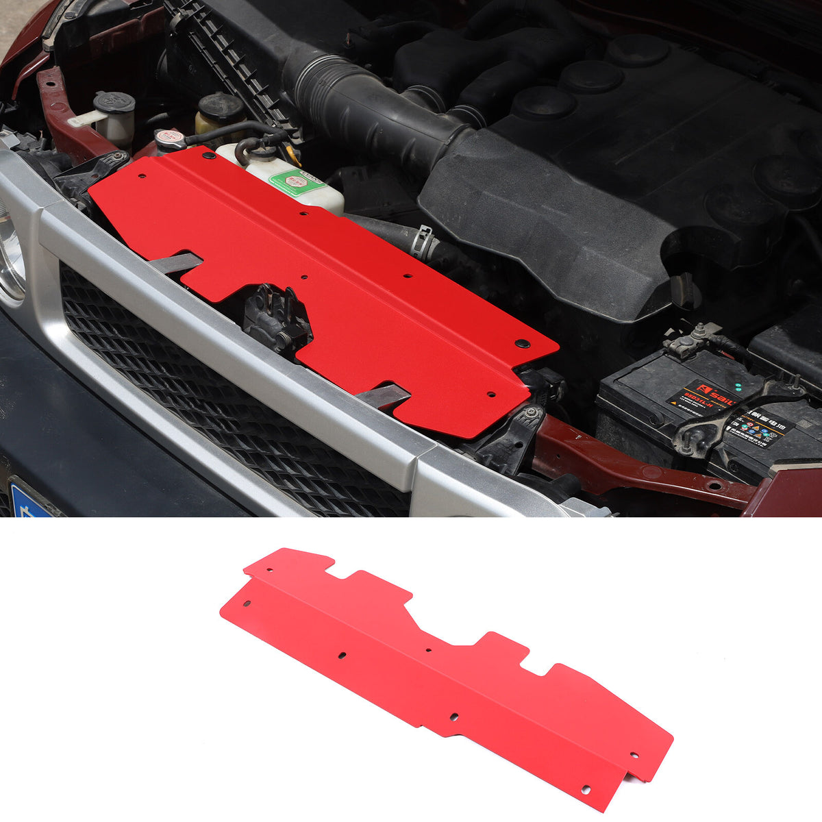 Red Replacement Engine Hood Cabin Cover For Toyota FJ Cruiser 2007-2021 14