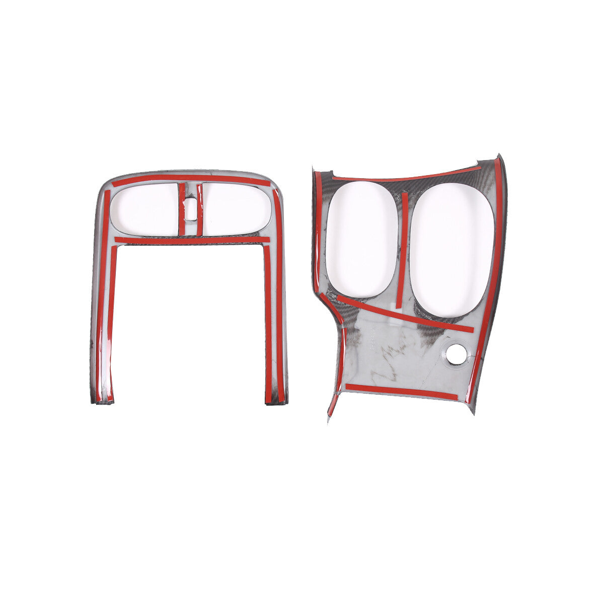 ABS Carbon Fiber Interior Center Console Tirm Cover Kit For Corvette C6 2005-13 8