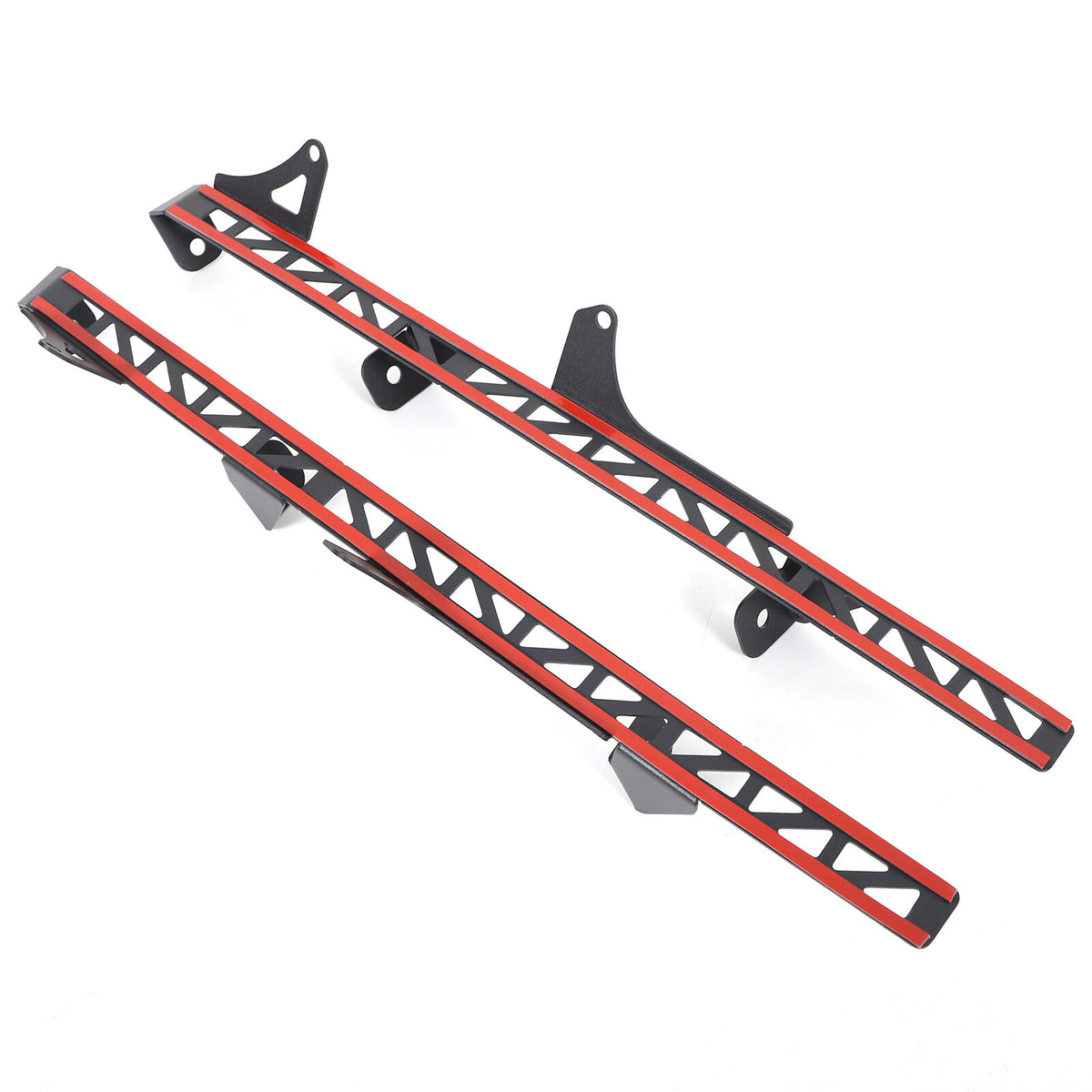 Carbon Steel A-Pillar LED Light Bar Mount Bracket For Hummer H2 2003-2009 19