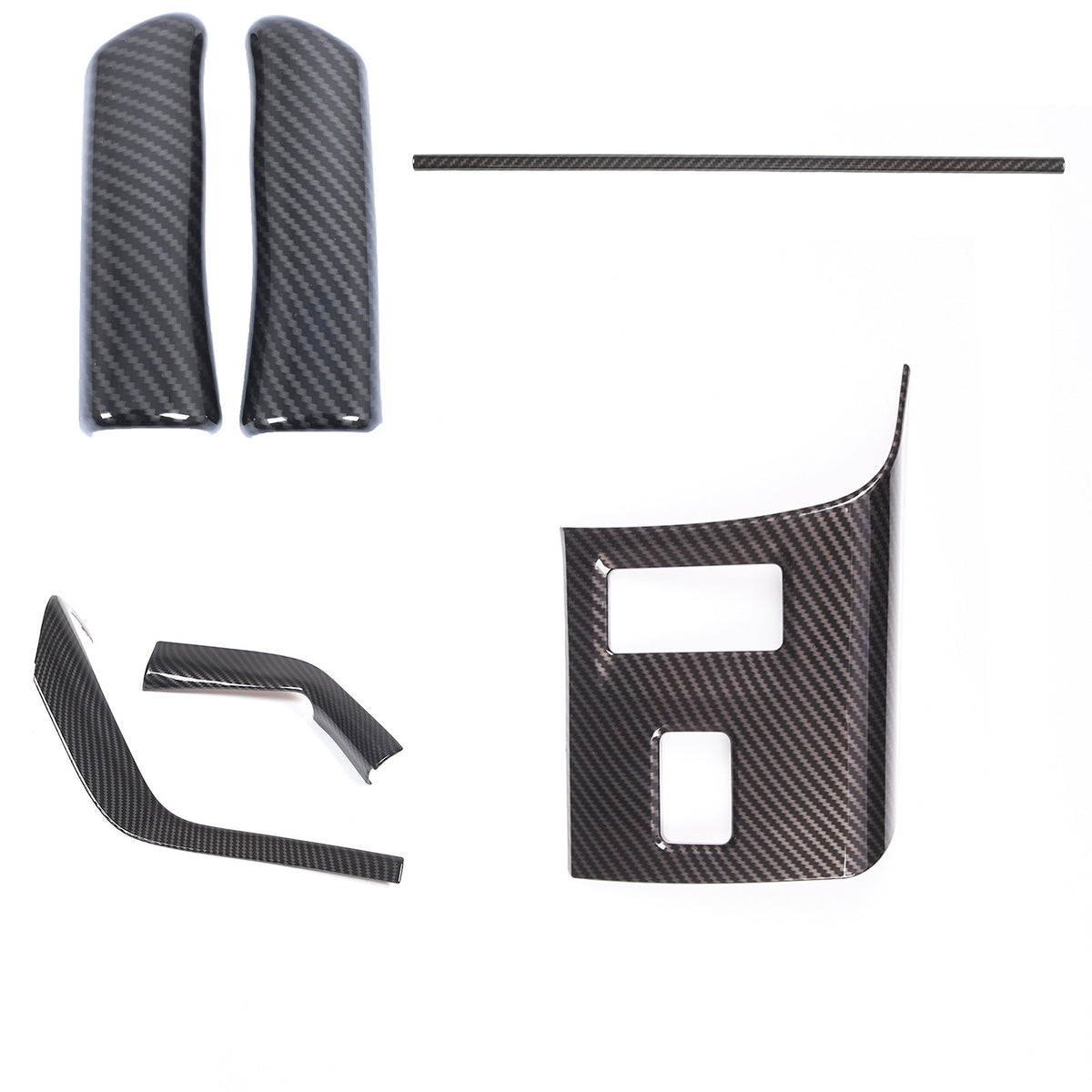 6Pcs ABS Carbon Fiber Interior Trim Set For GR86 / BRZ 2022-2024 1