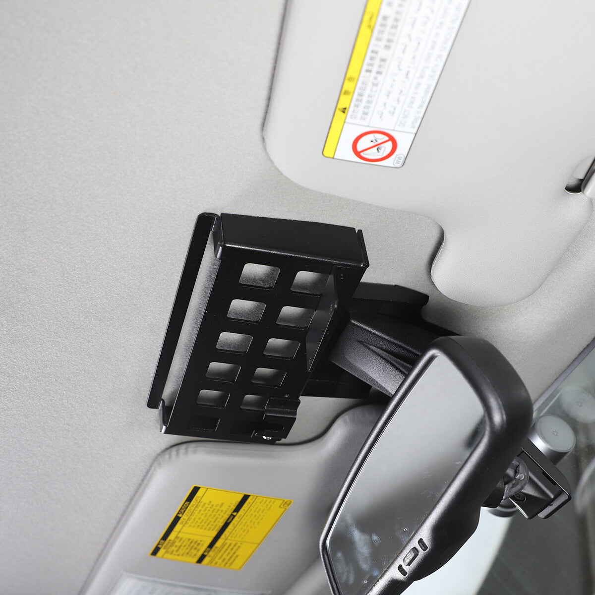 Alloy Rearview Mirror Storage Cover Trim box For Toyota FJ Cruiser 2007-21 8