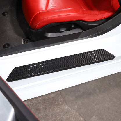 Real Dry Carbon Fiber Full Interior Center Set Trim Kit For Corvette C8 20-25 US - Styles 11-15 49