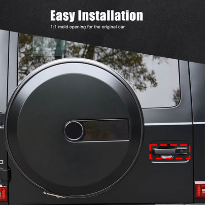 Real Carbon Fiber Exterior Keyless Door Handle Trim For Benz G-Class W465 2025+ 3
