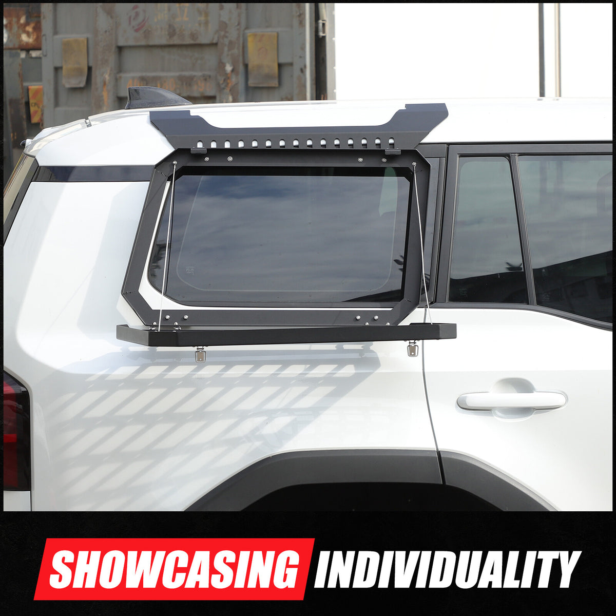 Left Side Molle Panel Trunk Shelf Storage Organizer For Land Cruiser LC250 US 4