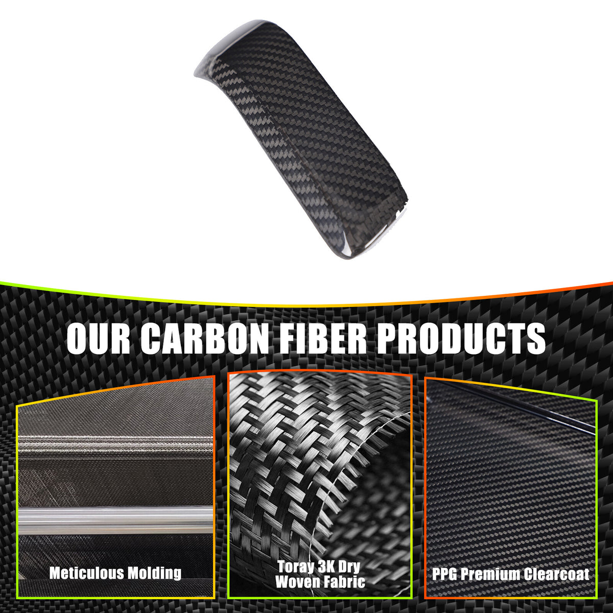 Real Dry Carbon Fiber Full Interior Trim Set For LR Defender 90 110 L663 20-23 46