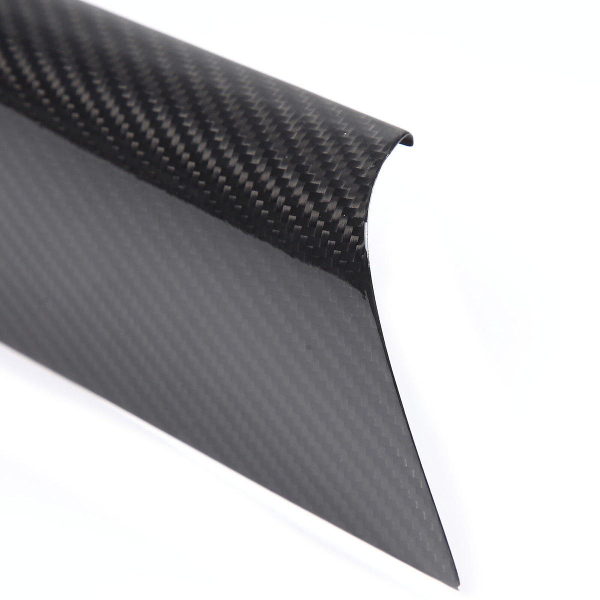 Real Carbon Fiber Console Wireless Charge Panel Frame Trim For Tesla Model S 23+ 17