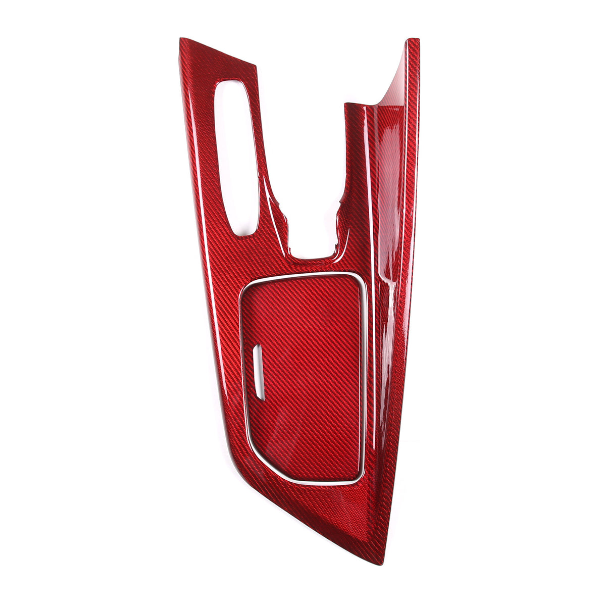 Red Center Console Gear Shift Panel Decor Cover Trim for Corvette C8 2020-25 7