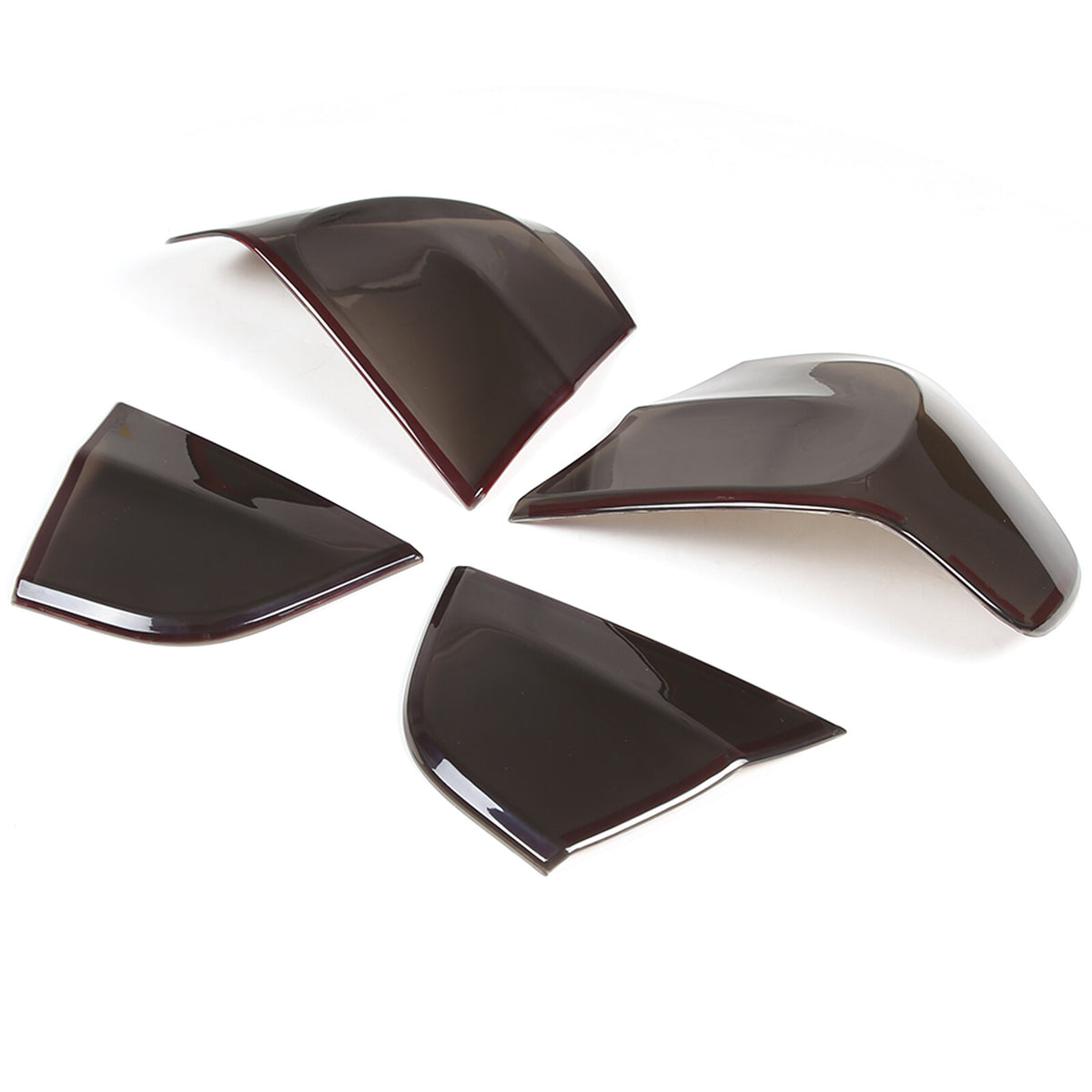 Smoked Black Rear Tail Light Guard Cover Trim Bezels For BMW 3 Series E90 09-12 4