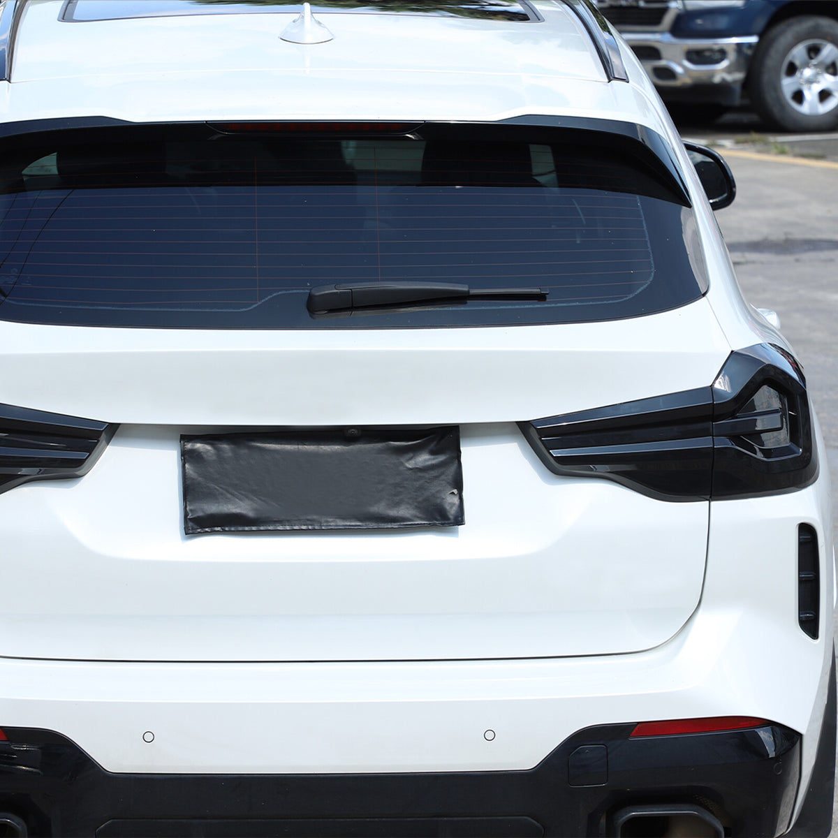 Smoked Black Rear Tail Light Guard Decor Cover Trim Bezels For BMW X3 G01 22+ US 9