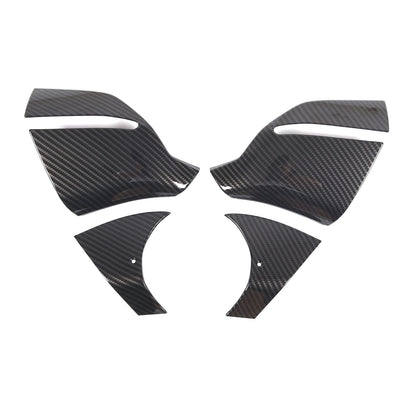 ABS Carbon Fiber rearview mirror base cover trim decor For Corvette C8 2020-2026 10