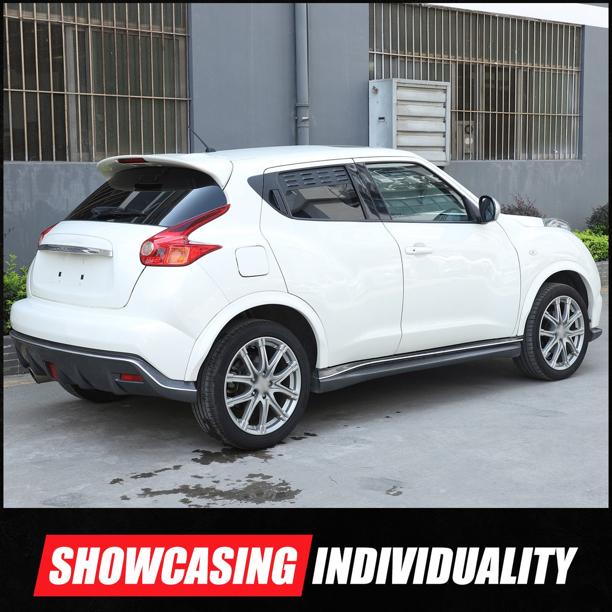 Rear Door Window Louver Air Vent Panel Trim Cover For Nissan Juke 2011-2019 4