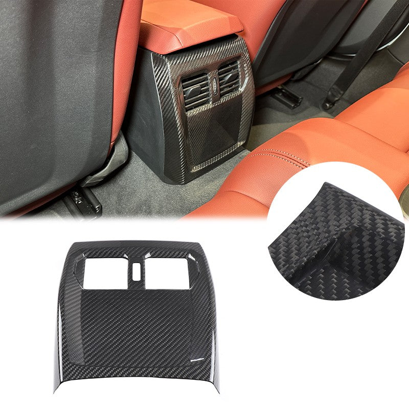 Real Carbon Fiber Rear Air Vent Trim For BMW 4 Series 430i G22 G26 2020-24 3