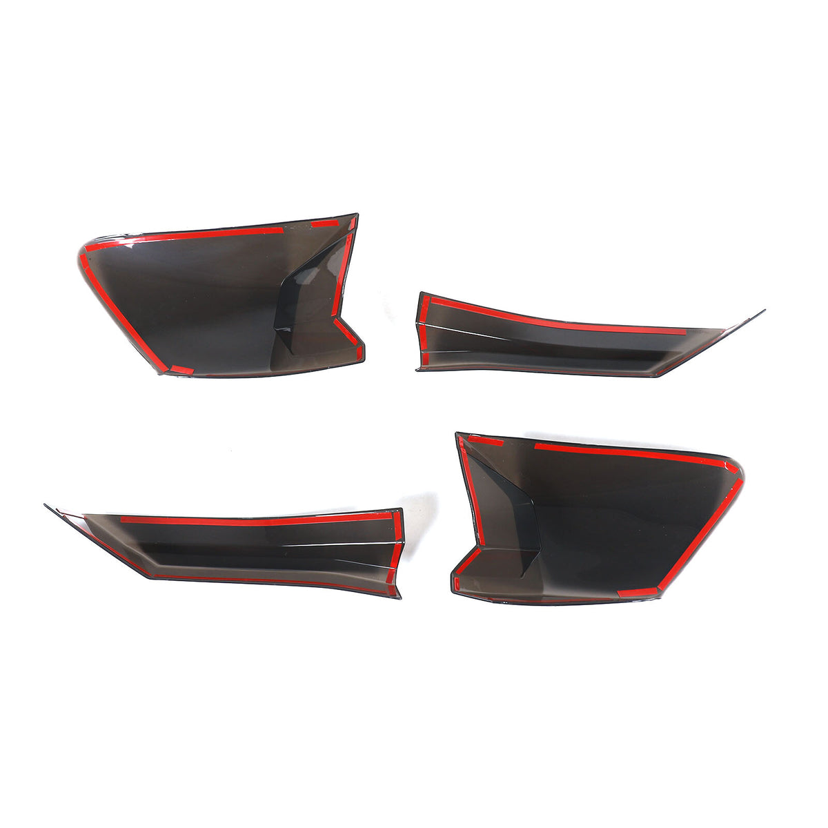 Smoked Black Rear Tail Light Guard Decor Cover Trim For BMW X1 iX1 U11 2023+ US 5