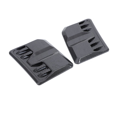 ABS Carbon Fiber Hood Engine Air Vent Cover Trim For Ford Ranger T9 2023-2024 13