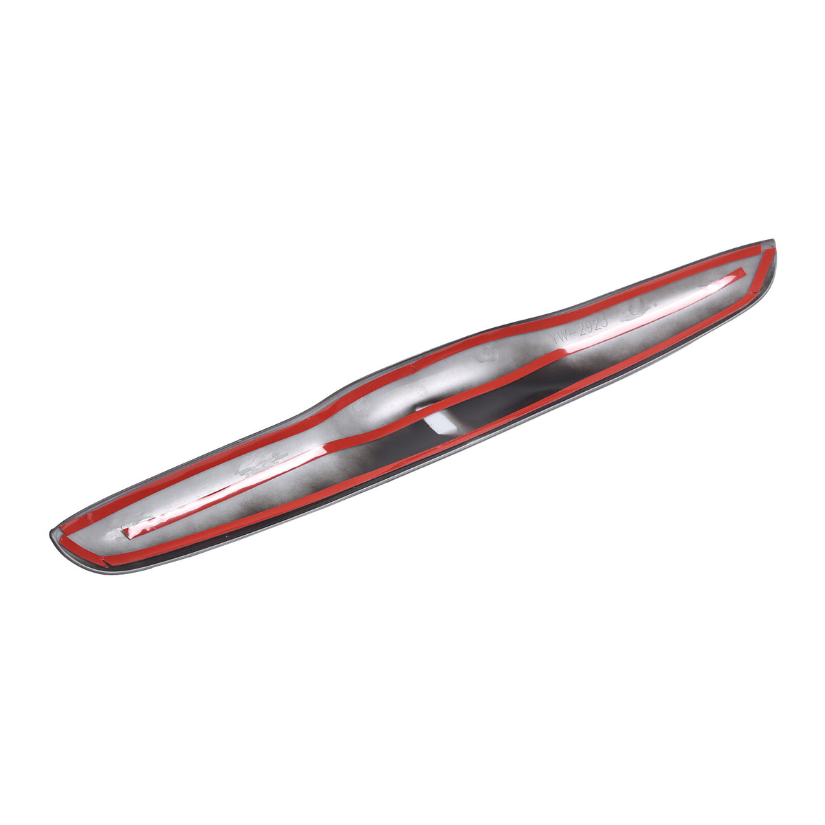 Glossy Black ABS Tailgate Trunk Handle Cover Trim For FIAT 500 2011-23 10