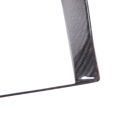 Real Carbon Fiber Touch Display Navigation Screen Cover For Jaguar F-TYPE 13-18 9