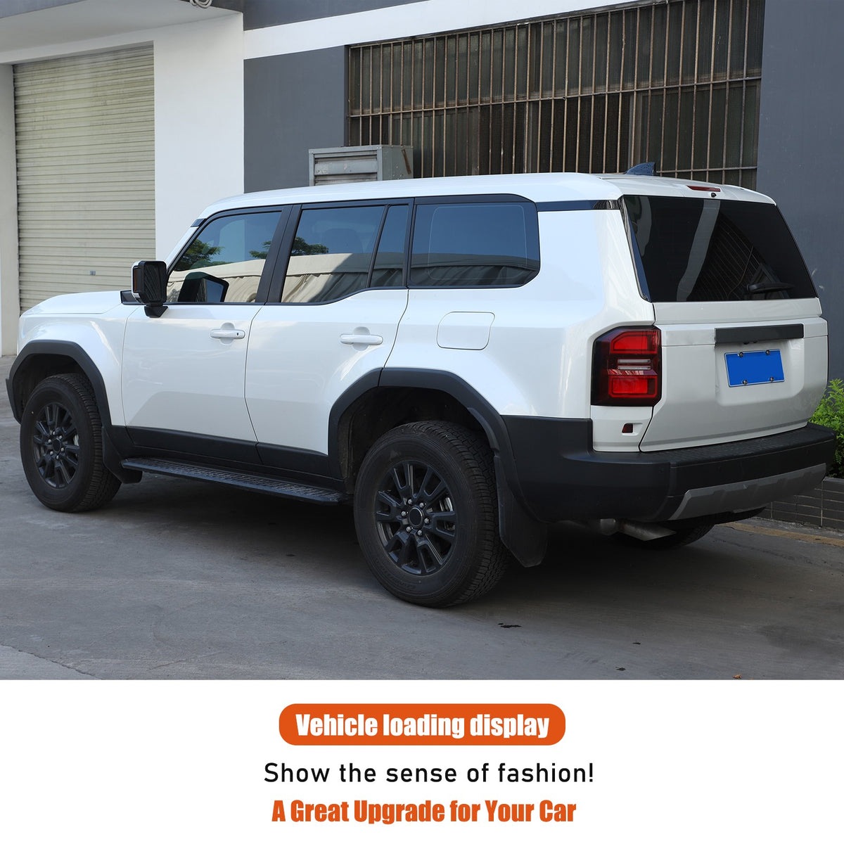 Replacement Glossy Piano Black D-Pillar For Toyota Land Cruiser LC250 24+ US 14