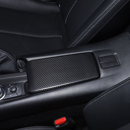 Real Carbon Fiber Armrest Console Box Cover Trim For Mazda MX-5 Miata 16-24 US 12