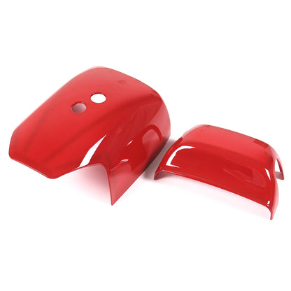 Red ABS Steering Wheel Base Cover Trim Bezels For Corvette C8 2020-2026 US 6