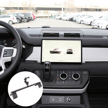 Dashboard Phone Mount W Action Cam Bracket For Land Rover Defender L663 2020-23 1