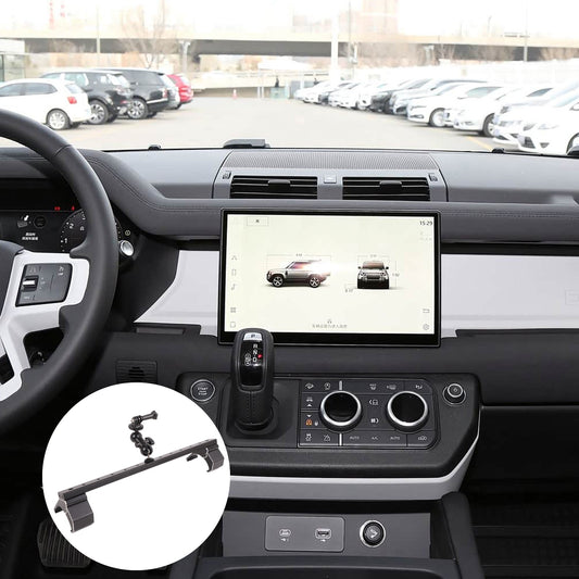 Dashboard Phone Mount W Action Cam Bracket For Land Rover Defender L663 2020-23 1