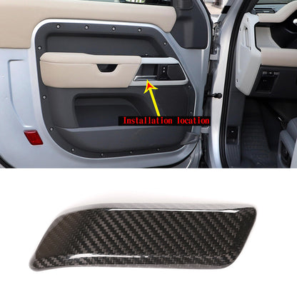 Real Dry Carbon Fiber Full Interior Trim Set For LR Defender 90 110 L663 20-23 35