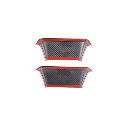 Real Carbon fiber Seat Headrest Back Hook Cover Trim For Lamborghini URUS 18-23 9