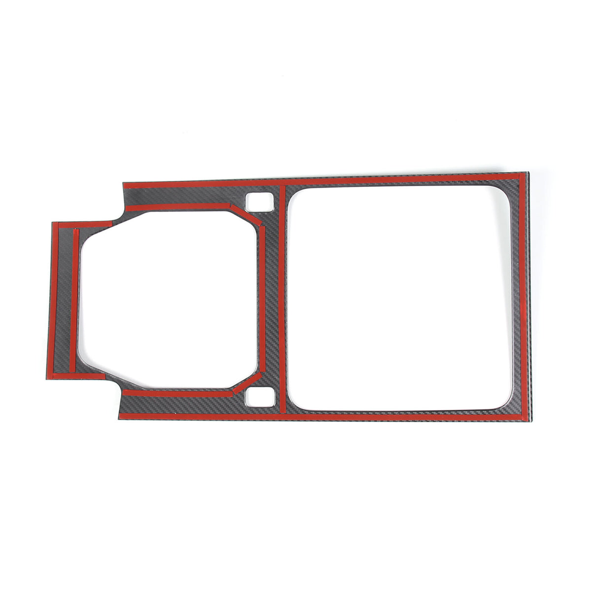 Matte Real Carbon Fiber Cup Holder Panel Trim Cover For Defender 110 90 2020-23 14