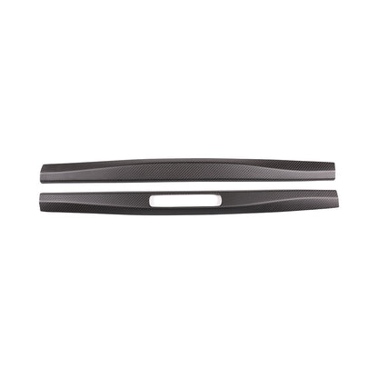 Real Carbon Fiber Inner Door Sill Trim For Porsche 718 982 911 991 2016-2019 US 6