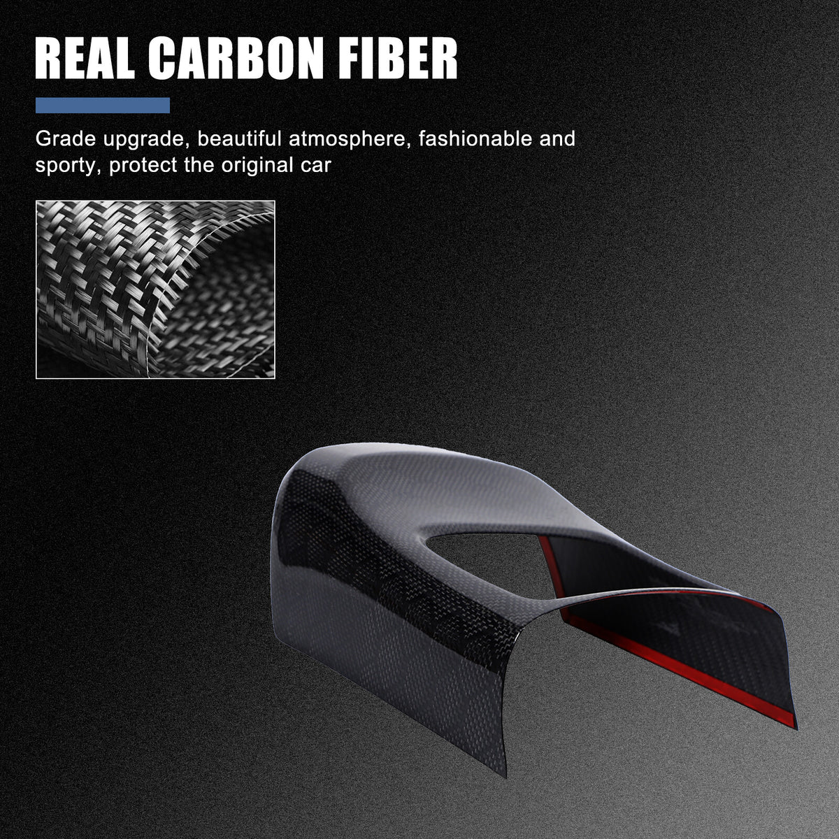 Honeycomb Carbon Fiber Rear Storage Box Panel Trim For Toyota Supra A90 2019-24 7