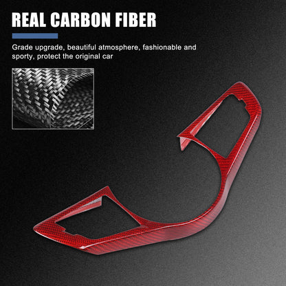 Red Real Carbon Fiber Interior Center Console Trim For Nissan Z 400Z RZ34 2023+ 68