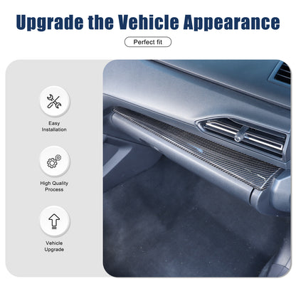 Real Carbon Fiber Console Dashboard Panel Trim Cover For Subaru WRX STI VB 22-24 11