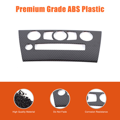 ABS Carbon Center Air Conditioning Cover Trim For BMW 6 Series E63 E64 2004-2009 13