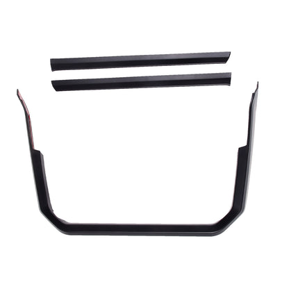 Matte Black ABS Center Console Frame Trim Cover For Tundra / Sequoia 2022-26 US 5