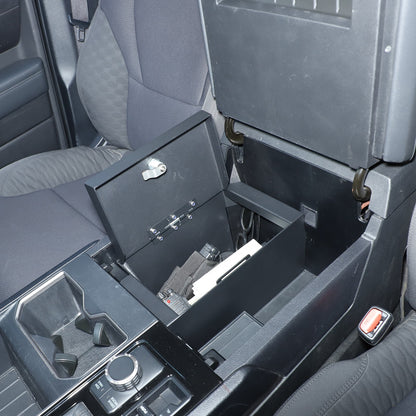 Electronic Fingerprint Lock Center Console Safe Box For Toyota Tundra 2022+ US 3