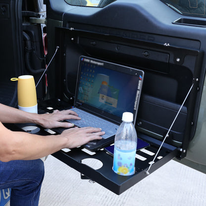 Foldable Table Tailgate Back Door Cargo Shelf for Land Rover Defender 20-25 13