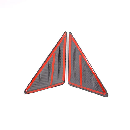 Carbon Fiber Door Triangle A Pillar Cover Trim For BMW 8 Series G14 15 16 19-22 8