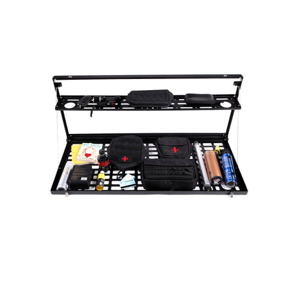 Car Trunk Shelf Storage Bracket Rack MOLLE Panel For Toyota FJ Cruiser 2007-21 12