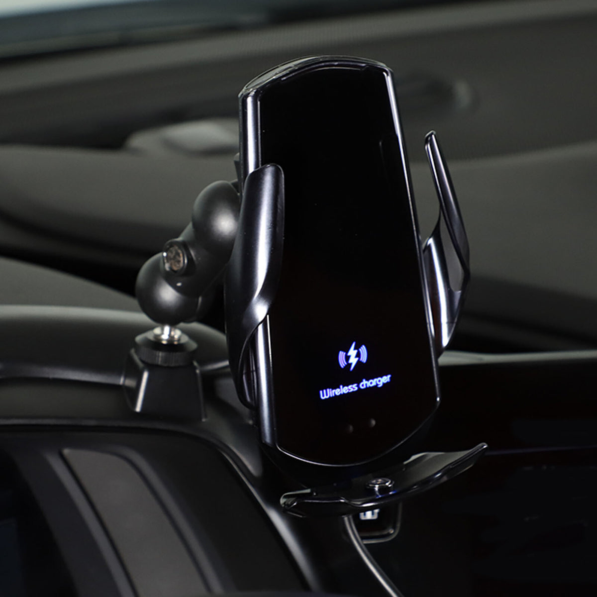 Wireless Charger Navigation Car Phone Holder Stand for C8 Corvette Z06 Z51 20-25 9