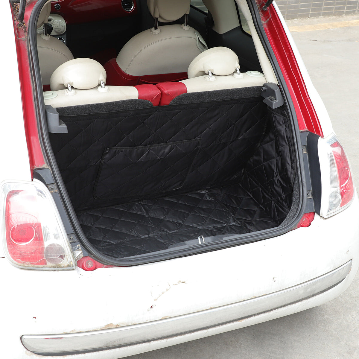 Dog Car Trunk Mat Hammock Boot Pet Seat Cover For Fiat 500 Abarth 595 07-15 US 15