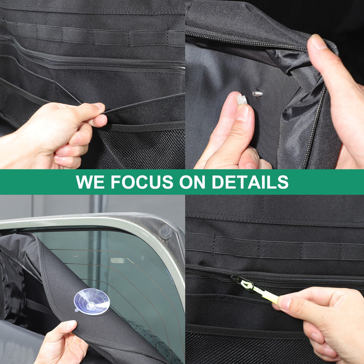Tailgate Rear Door Cargo Trunk Storage Bag Organizer For LR Defender L663 20+ 12