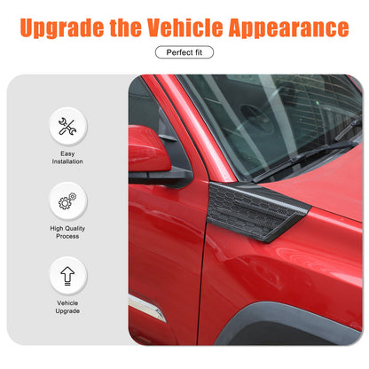 Carbon Fiber ABS Side Fender Upper Trim Cover For Toyota Tacoma 2016-2019 7