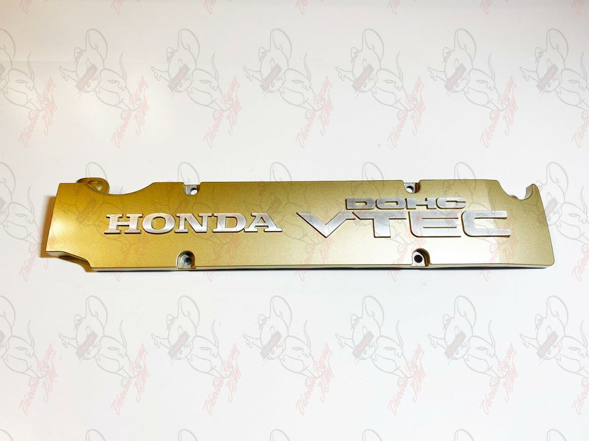 HONDA GENUINE S2000 AP2 F22C SPARK PLUG IGNITION COIL GOLD COVER OEM 5