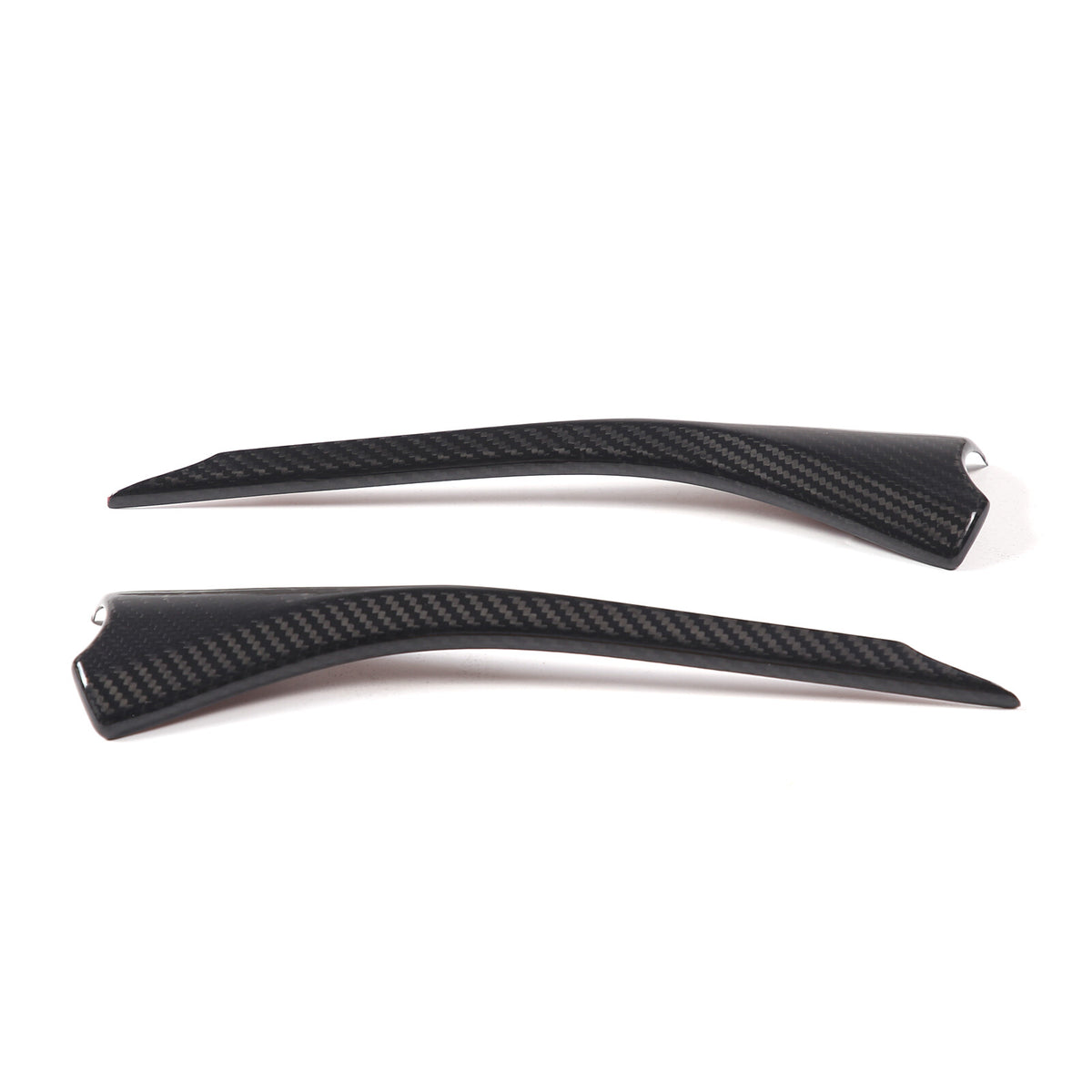 Real Carbon Fiber Interior Dashboard Side Panel Cover Trim Set For Corvette C8 7