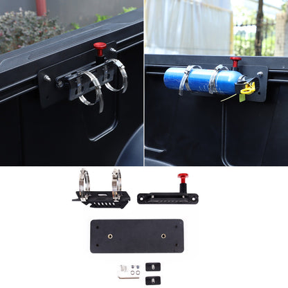 Black Carbon Steel Fire Extinguisher Mount Bracket For Toyota Tundra2022+ 2