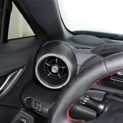 Matte Real Carbon Fiber Interior Center Trim Set For GR86/Subaru BRZ 2022+ 148