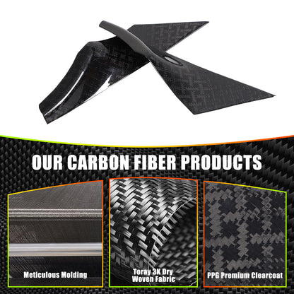 X Style Real Carbon Fiber Inner Front door Cover Trim For BMW 5 Series G60 2024+ 8