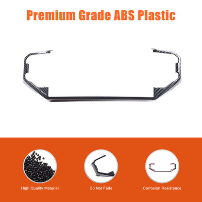 ABS Carbon Fiber Center Air Vent Panel Cover Trim For Toyota Tundra/Sequoia 23+ 4